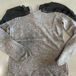 Beautiful Berenice sweater with silk trim